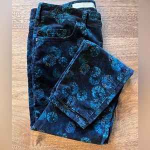 Anthropologie Pilcro Script Velvet Pants - 32